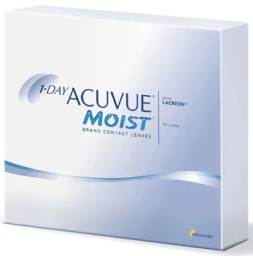 1-Day Acuvue Moist (90 šošoviek)
