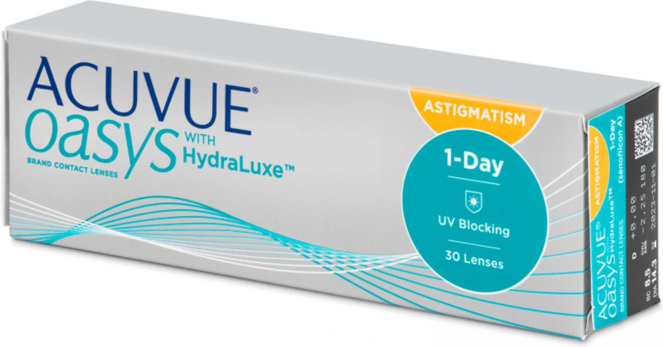 Acuvue Oasys 1-Day with HydraLuxe for Astigmatism (30 šošoviek)