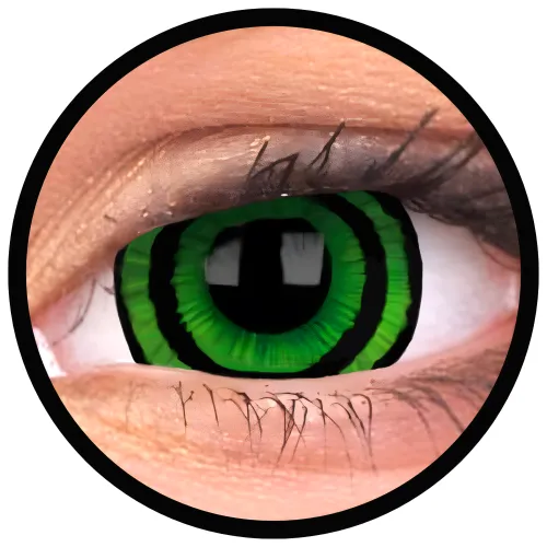 ColourVue Crazy šošovky 17 mm - Green Goblin (2 ks ročné) - nedioptrické, dopredaj