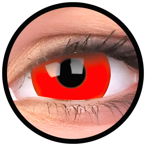 ColourVue Crazy šošovky 17 mm - Red Devil (2 ks trojmesačné ) - nedioptrické
