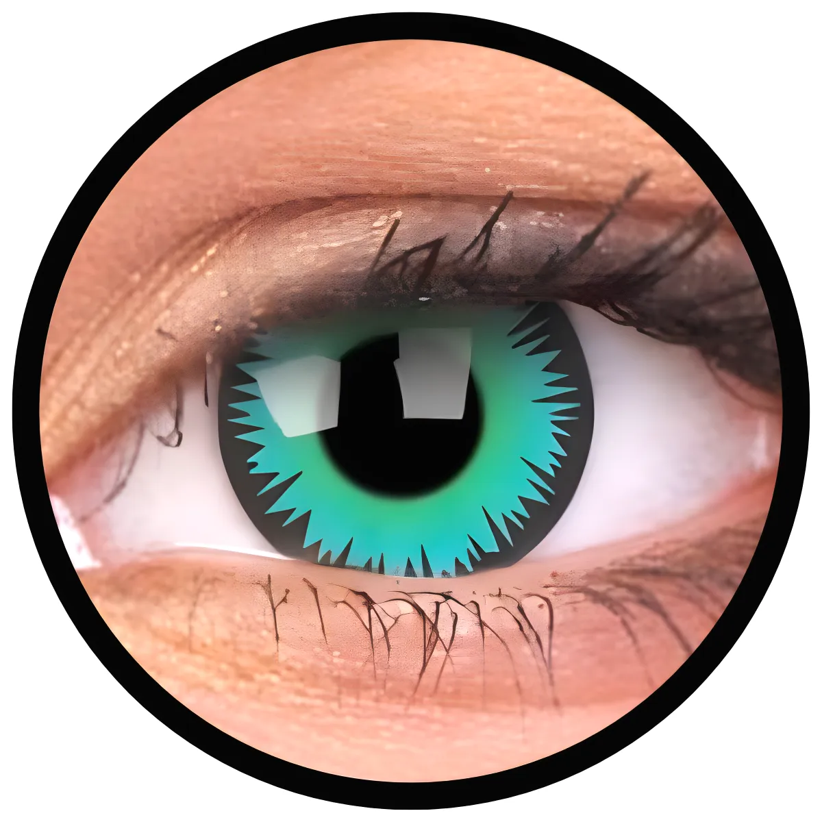 ColourVue Crazy šošovky - Green Werewolf (2 ks ročné) - nedioptrické, dopredaj
