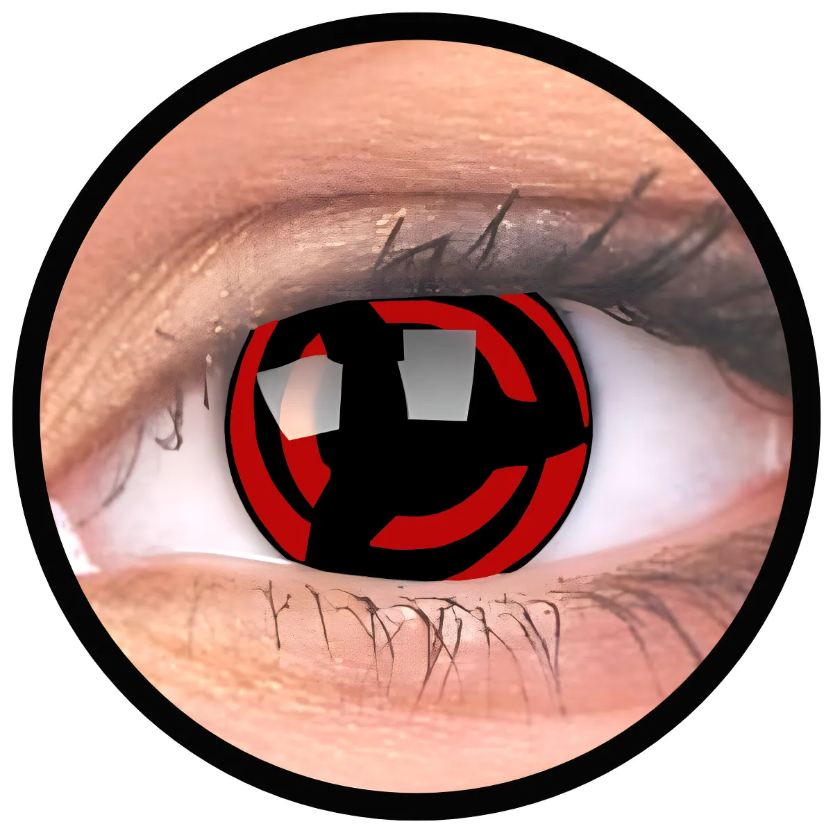 ColourVue Crazy šošovky - Kakashi (2 ks trojmesačné) - nedioptrické