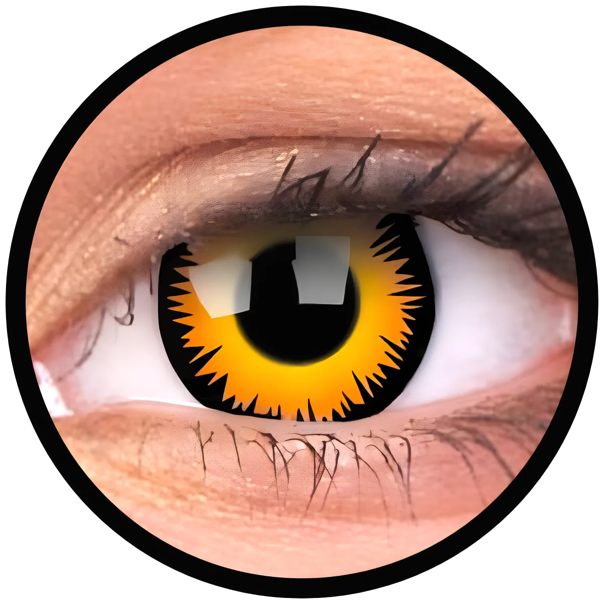 ColourVue Crazy šošovky - Orange Werewolf (2 ks ročné) - nedioptrické, dopredaj