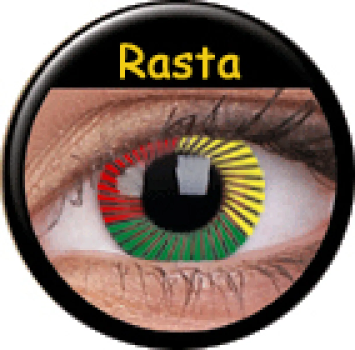 ColourVue Crazy šošovky - Rasta (2 ks trojmesačné) - nedioptrické