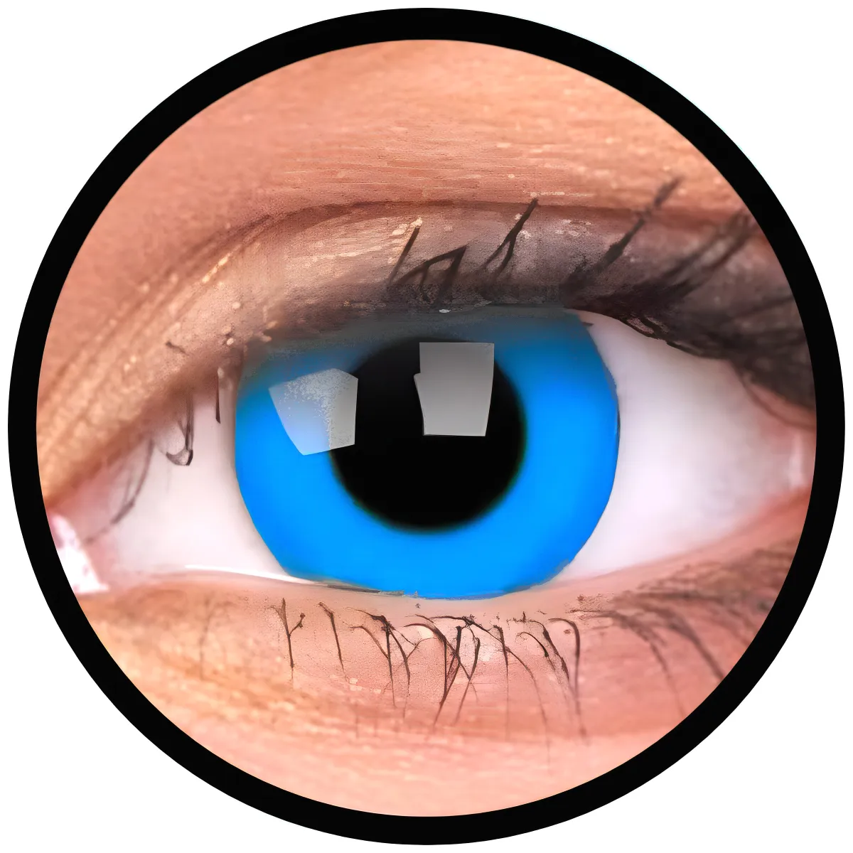 ColourVue Crazy šošovky - Sky Blue (2 ks ročné) - nedioptrické, dopredaj