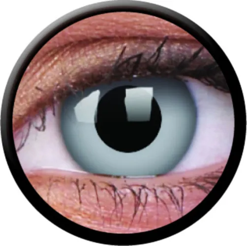 ColourVue Crazy šošovky - Zombie Grey (2 ks ročné) - nedioptrické, dopredaj