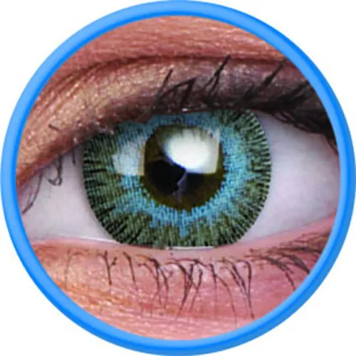 ColourVue Fusion - Gray Blue (2 šošovky trojmesačné) - nedioptrické, dopredaj