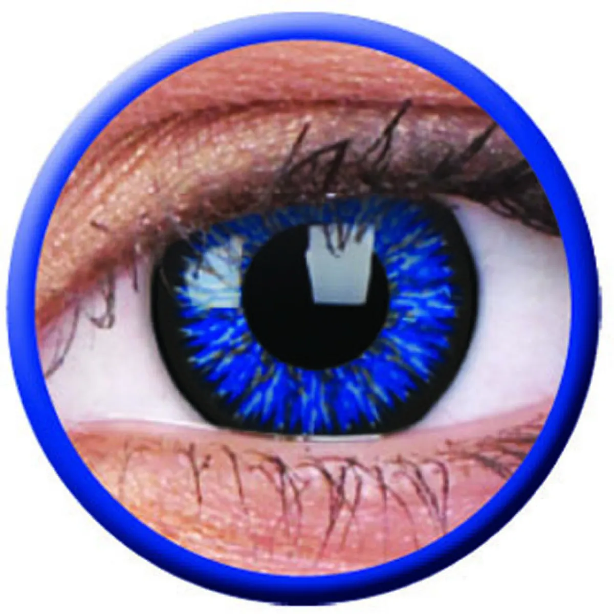 ColourVue Glamour - Blue (2 šošovky trojmesačné) - dioptrické, dopredaj