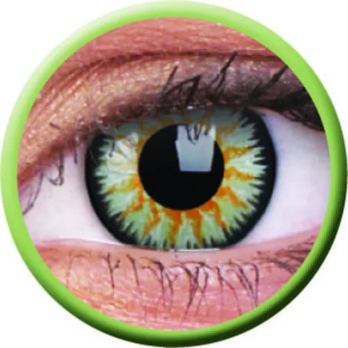 ColourVue Glamour - Green (2 šošovky trojmesačné) - dioptrické, dopredaj