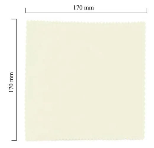 Handričku na okuliare z mikrovlákna jednofarebný - biely 170x170 mm