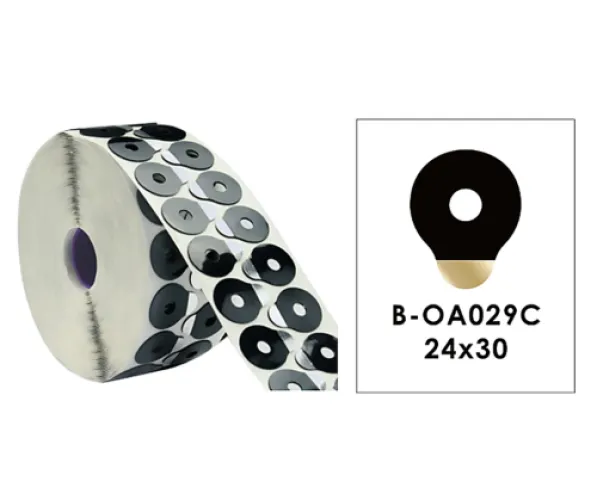 EXTRA silné lepiace podložky - pre automatické brúsky 30 mm x 24 mm, 1000 ks - čierne veľké