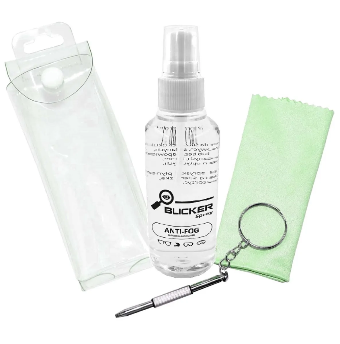 Sada na čistenie okuliarov AntiFog - spej 30 ml